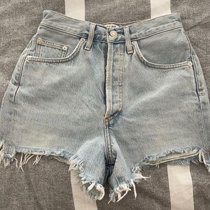 Agolde dee super high rise shorts